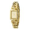 Guess W0437L2 Mini Mod Ladies Gold Plated Stainless Steel Rectangle Watch