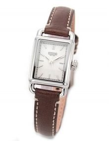 Coach 14501259 Hamptons Ladies Stainless Steel Rectangle Watch