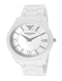 Emporio Armani AR1442 Ceramica Gents White Ceramic Watch