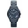 Emporio Armani AR1470 Ceramica Ladies Blue Ceramic Chronograph Watch