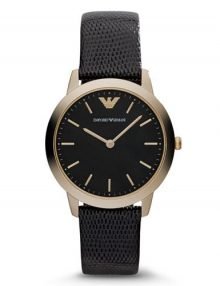 Emporio Armani AR1747 Retro Ladies Gold Plated Stainless Steel Watch