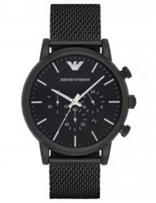armani ar1979 blue dial mens watch