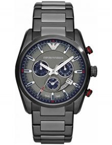 Emporio Armani AR6037 Limited Edition Sportivo Gents Black Ion Plated Cronograph Watch