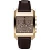 Burberry BU1566 Square Check Gents Rose Gold Plated Chronograph Watch