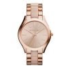 Michael Kors MK4294 Slim Runway Ladies Rose Gold Plated Watch