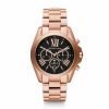 Michael Kors MK5854 Bradshaw Ladies Rose Gold Plated Chronograph Watch