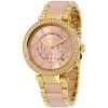 Michael Kors MK6326 Parker Ladies Gold Plated Stainless Steel Chronograph Watch