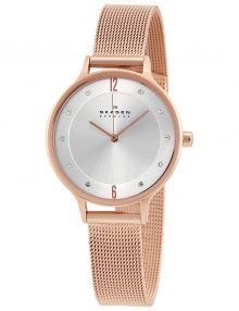 Skagen SKW2151 Anita Ladies Rose Gold Plated Round Watch