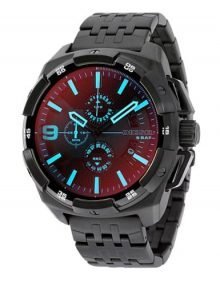 Diesel DZ4395 Heavyweight Gents Black Black ion plated Chronograph Watch