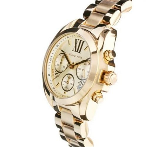 Michael Kors MK5798 Bradshaw Chronograph Champagne Dial Gold-tone Ladies Watch