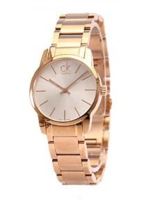 Calvin Klein City k2g23646 women's gold plated watch