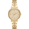 Michael Kors Cinthia Gold Dial Ladies Crystal Watch MK3681